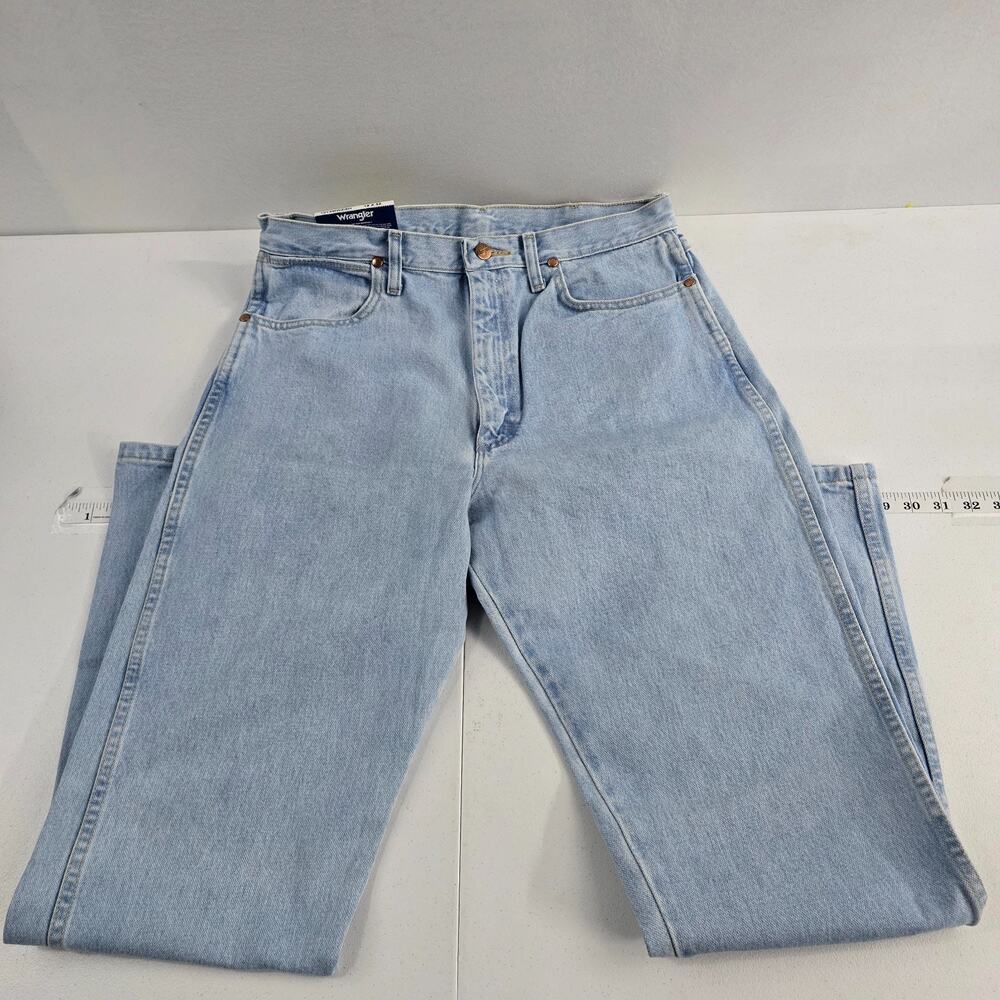 NWT‎ Wrangler Jeans Cowboy cuts 14MWZ womens 15x32 light wash blue 6502